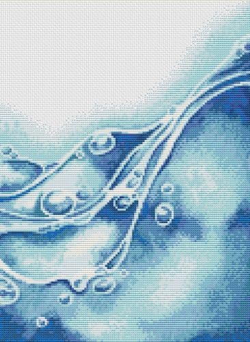 Two Elements, Water cross stitch chart by Artmishka Cross Stitch